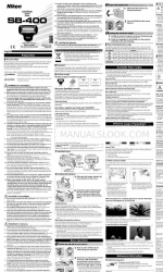 Nikon SB-400 Instruction Manual