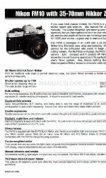 Nikon FM10 - FM 10 SLR Camera Specifications