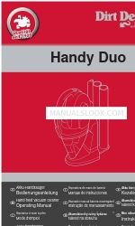 Dirt Devil Handy Duo Operating Manual