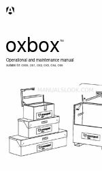 Armorgard OxBox OX1 Operational And Maintenance Manual