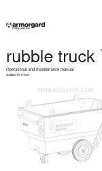 Armorgard rubble truck RT400 Manual de operação e manutenção