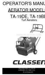 Classen TA-19BE Manuale dell'operatore