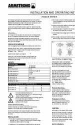 Armstrong AGEplus Series Instruções de instalação e de utilização