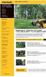 Cub Cadet SC 500 hw Opuscolo