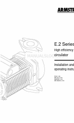 Armstrong E12.2B Manual de instruções de instalação e funcionamento