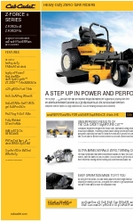 Cub Cadet Z-Force 54 Brochure