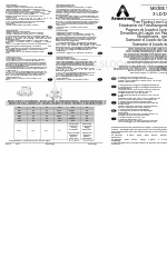 Armstrong 1-LD Instructions