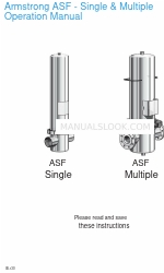 Armstrong ASF-H4 1-1/2NPT 운영 매뉴얼