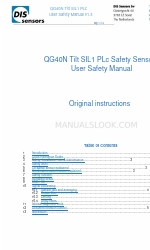 DIS Sensors QG40N Benutzer- und Sicherheitshandbuch