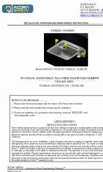 Acorn Safety S0A60-LH Installation, Operation And Maintenance Instructions