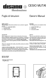 disano Cesio Mutante Benutzerhandbuch