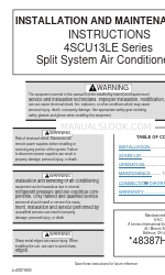 Armstrong Air Conditioning 4SCU13LE Series Інструкція з монтажу та обслуговування