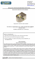 Acorn Safety S0470 Installation, Operation And Maintenance Instructions