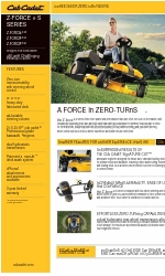 Cub Cadet Z-Force S 48 パンフレット