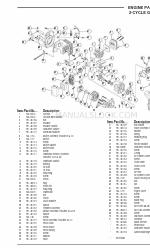 Cub Cadet CC 2025 Liste des pièces