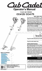 Cub Cadet CC4125 Manuale dell'operatore