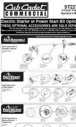 Cub Cadet ST227c Operator's Manual