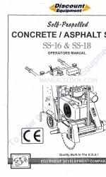 Discount Equipment SS-18 운영자 매뉴얼