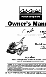 Cub Cadet 215-440-100 Manual do Proprietário