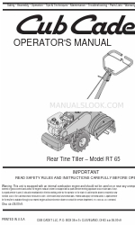 Cub Cadet 21AB455C710 Gebruikershandleiding