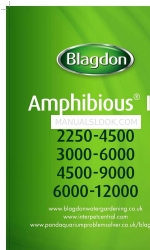 Blagdon Amphibious IQ Series Instructions For Use Manual