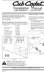 Cub Cadet 19A70019100 Installatiehandleiding