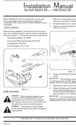 Cub Cadet 19A70042100 Installatiehandleiding