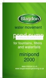 Blagdon MINIPOND 2000 Handbuch