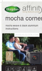 Blagdon Affinity mocha corner 使用方法