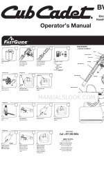 Cub Cadet BV 228 Manual do operador