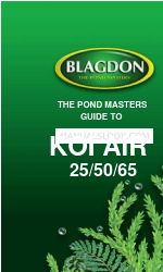 Blagdon Koi Air 25 Instruction Leaflet