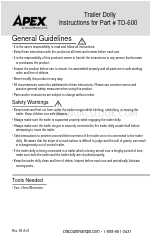 DiscountRamps TD-600 Instrukcje