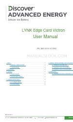 DISCOVER LYNK Edge Card Victron Manual do utilizador