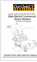 Cub Cadet Commercial GF1748 Bedienungs- und Wartungshandbuch