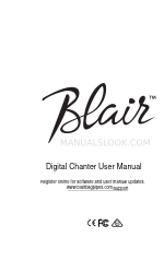 Blair Digital Chanter Manual do utilizador