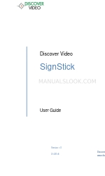 Discover Video SignStick Manuale d'uso