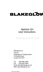 Blakeglow Aiphone GH-1KD Istruzioni per l'utente