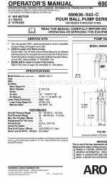 ARO 650636-X43-C Посібник оператора