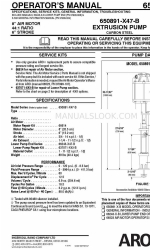 ARO 650891-X-B Manual do operador