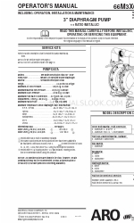 ARO ARO 66M3X0-XXX-C Instrukcja obsługi