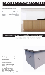 Cube Design Modular information desk Manual de montaje