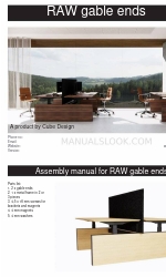 Cube Design RAW gable ends Manual de montaje