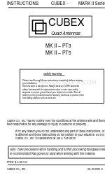 CUBEX MARK II - PT3 Manual de instrucciones