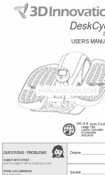3D innovations DeskCycle Ellipse Benutzerhandbuch