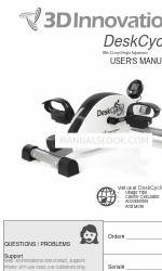 3D innovations DeskCycle2 Panduan Pengguna