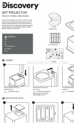 Discovery Telecom ART PROJECTOR マニュアル