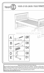 Discovery World Furniture 2135 Instructions