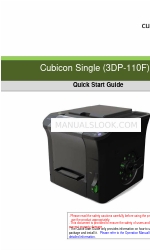 Cubicon 3DP-110F Hızlı Başlangıç Kılavuzu