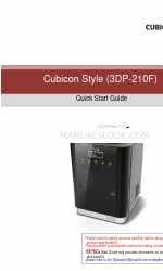 Cubicon Style 3DP-210F Hızlı Başlangıç Kılavuzu