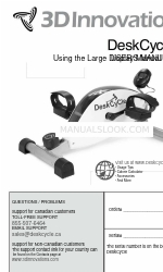 3D innovations DeskCycle Manual